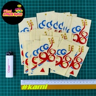 98 Commonwealth Games 1998 Ltd helmets (98 Bunga) Sticker Cutting Overlapping Reflective #98 #98bung