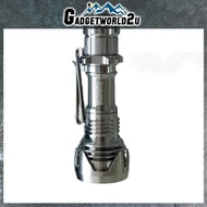 Manker Striker Mini Ti TITANIUM NATURAL Osram KW CSLNM1.TG LED 635L Rechargeable Pocket Tactical Fla