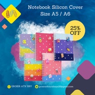 A5 and A6 Size Silicon Cover Notebook