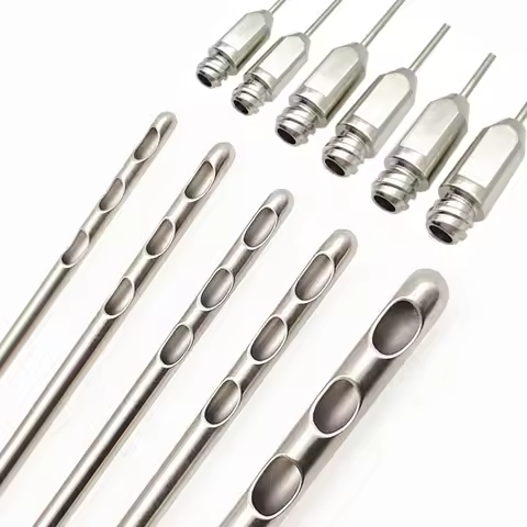Three Hole fat harvesting cannula for stem cells,liposuction cannula fat transfer needle aspirator f