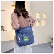 Student Bags Cartoon Children's Canvas Bags Student Canvas Bags Crossbody Bags Handheld Shoulder Bag