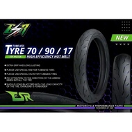 ESR MOTOR TAYAR TIRE TYRE TUBELESS KERO RACE 70/90-17 80/90-17 70/80-17 X SERIES FROG GRIP AJI RACIN