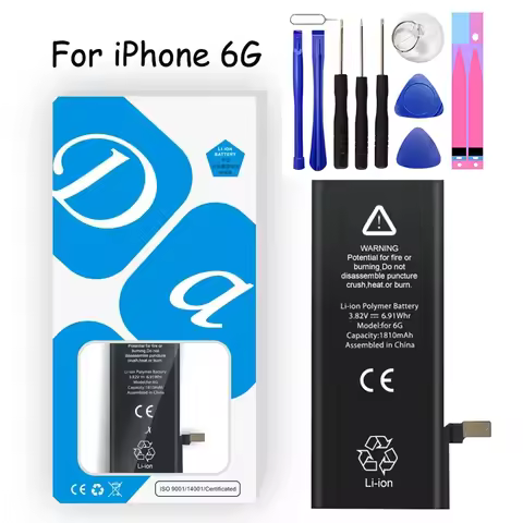 XDOU Battery For IPhone 6 6G IPhone6 IPhone6G 1810mAh Phone Accessory Free Repair Tools Kit Sticker 