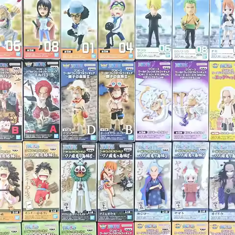 Original BANDAI BANPRESTO One Piece Luffy Nami Zoro Sanji Buggy WCF Chopper Shanks Anime Action Figu