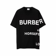 Bbr Oversize T-shirt Sig HF Text Logo Rubber Print Short Sleeve Unisex Black