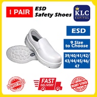 Kasut Safety Boot ESD Cleanroom Safety Shoes Anti-Static Steel Toe Safety Shoes
