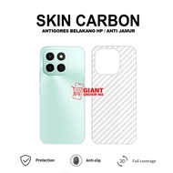 Honor X5C Plus X6C Back Skin Carbon Garskin Anti-Scratch Back Honor X5C Plus Honor X6C