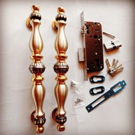 { KUNINGAN } pegangan pintu rumah Mewah Handle pintu Kuningan