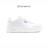 Aerostreet 37-40 Leona Putih Putih - Sepatu Sneakers Casual Sport Pria Wanita Aero Street