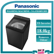 Panasonic 18kg Top Load Washing Machine NA-FD180V3BT Mesin Basuh with TD Inverter Built-In Heater