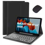 Backlit Keyboard Case for Samsung Galaxy Tab S9/S8/S7 11 inch Tab A8 10.5 Tab S9 FE 2023 Tab S6 Lite