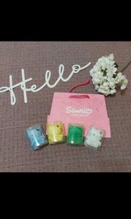 全新 超可愛 Sanrio Hello Kitty 娃娃 玩偶 收藏品 麥當勞 2004 水晶系列 kitty 吊飾 娃娃 4隻齊售