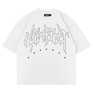 HRX - OVERSIZE GRAPHIC T-SHIRT 'STARS 24S COMBED COTTON/