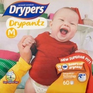 DRYPERS DRYPANTZ 1 PACK Medium, and Extra Diapers Drypers Drypantz Disposable Medium Large Size Baby