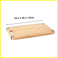 ✢ § ❦ Eurochef by Winland Non-slip Pure thick Bamboo Cutting Board Wooden Food Serving Tray Choppin