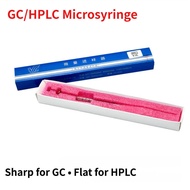 GC/HPLC Microsyringe • Sharp/Flat Tip • 1-100μL