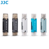 JJC 3-in-1 High Speed Card Reader with USB 3.0 / Type C / Micro USD Port for SD SDHC SDXC Micro SD C