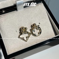 Women's Earrings Retro Clover Earrings Hollow Stud Earrings