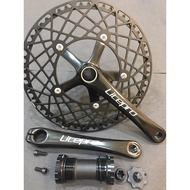 (ORIGINAL) Litepro Hollow Crankset 53T/56T Spider Chainring (READY STOCK)