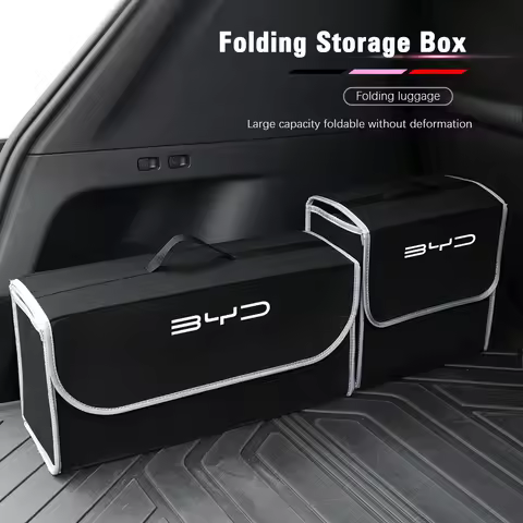 Car Trunk Organizer Box Large Capacity Folding Storage Bag For BYD Atto 3 Yuan Plus Han Tang EV F3 E
