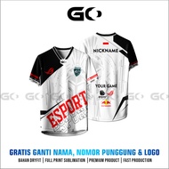 Jersey Kaos Baju Gaming Esport SPARTA CUSTOM Terbaru GRATIS NAMA DAN LOGO