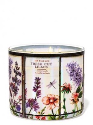 Bath &amp; Body Works - FRESH CUT LILACS 三芯香薰蠟燭 (平行進口貨品)