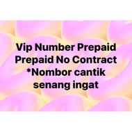 VIP NUMBER Prepaid Sim card nombor cantik prepaid