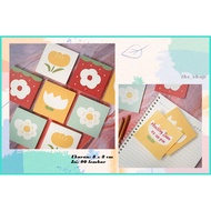 Memo Pad Memo Stationery Memo Pad Aesthetic Memo Pad Cute Flower For You Square Memopad