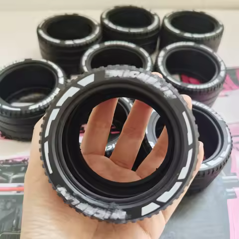 4 Tires 23799 4410 Compatible With LEGO CADA MOC 42083 42115 42056 42143 Building Technology Accesso