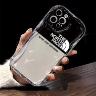 To the north For iPhone 15 Plus Pro Max 14 13 12 11 / Xs Max Xr 7 8 Plus 6 6S Plus wave cream Soft shell anti-fall phone