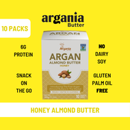 [10 SQUEEZE PACK] Argania Almond Butter Spread - Honey