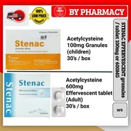 STENAC EFFERVESCENT granules / tablet 100mg or 600MG