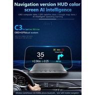 C3 OBD2 +GPS Car Head Up Display HUD Overspeed Warning Voltage Speedometer