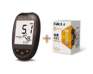 Fora 6 多功能血糖機 + Fora膽固醇試紙(10張)