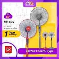 KDK Stand Fan Kx405 - Clutch Control, Red/Grey (16″ - Fan Blade) Kx-405 Kipas Berdiri