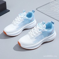 Flying Woven Lightweight Sneakers Women ins Trendy 2024 Spring All-Match New Style Soft Sole Running