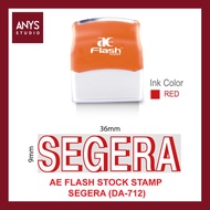 AE Flash Stock Stamp (Segera) Red Ink DA-712