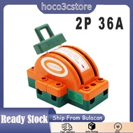 63A Double Throw Knife Disconnect Switch DPDT Switch 2Poles for Fail-safe Circuit Breaker