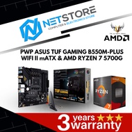 PWP ASUS TUF GAMING B550M-PLUS WIFI II mATX & AMD RYZEN 7 5700G PROCESSOR