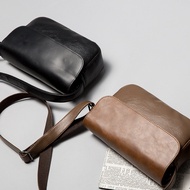 Vintage Men's Handbag Mini Shoulder Bag Men Small Crossbody Mesenger Bag Leather Luxury Purse Fashion Sling Phone Bag Sac A Main