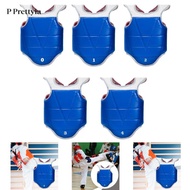 P Prettyia Karate Chest Protector Martial Arts Guard Armour Abdominal Vest Ribs Protection Pad with 