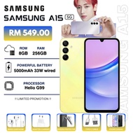 Samsung Galaxy A15 5G (8GB+256GB) | 6.5" 90Hz Display | 50MP Camera 25W Fast Charge| 1 Year Warranty