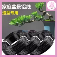 Bonsai Gardening Aluminium Wire Dawai Pokok black color 盆景造型专用铝丝 黑色铝线