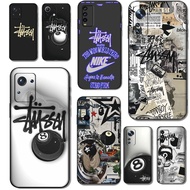 Redmi 10c Note 11 Pro 5G Note 11E Pro Note 11 Pro Plus K50 K50 pro Note 11 TPU Spot black phone case Fashion Stüssy trend brand