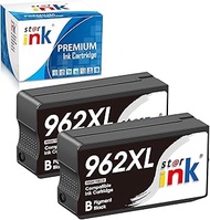 Remanufactured 962XL Black Ink Cartridges for HP Printers Replacement for HP 962XL Ink Cartridges Co