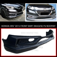 PU2572 HONDA HRV '15 FRONT SKIRT (MUGEN) PU BODYKIT