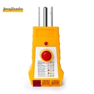 Outlet Tester for Grounding Products, Outlet Tester with GFCI, Electrical Receptacle Tester, Plug Te
