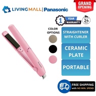[𝐅𝐑𝐄𝐄 𝐃𝐄𝐋𝐈𝐕𝐄𝐑𝐘] Panasonic EH-HV11 Hair Straightener Compact Multi Styler Keratin Ceramic Plate Even 