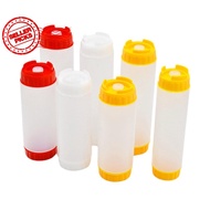 Bottle Squeeze Bottle Sauce Squeezer Ketchup Bottle Way Dual Sauce 400ml/500ml/600ml Bottle R4a9