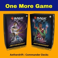 MTG Aetherdrift Commander Deck Authenthic DFT Precon | Sealed Product | Magic The Gathering